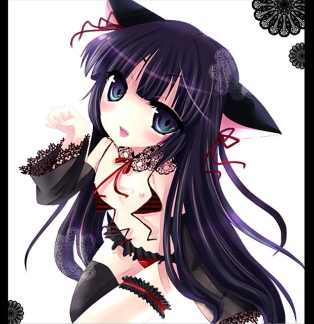 [Kojika] kodomo no jikan erotic pictures 5 (Kuro Kagami) [black hair and cat ears] 7