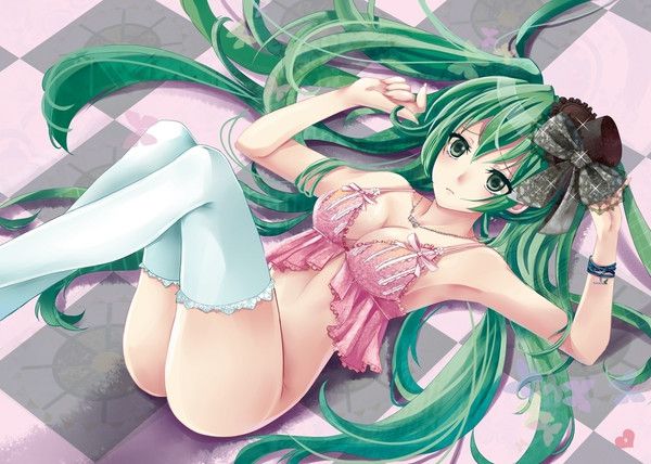 [Secondary erotic] naughty pictures of the girl with green hair 25