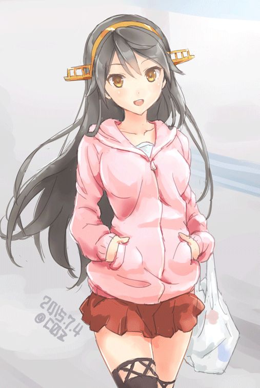 [Secondary, ZIP] destroyer Haruna-CHAN for this cute picture, please! 15
