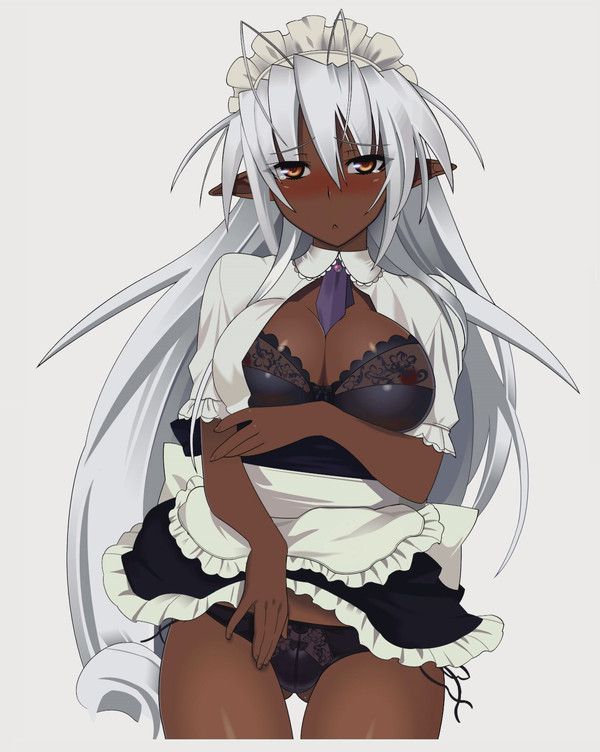 [Secondary erotic] sultry erotic images of the Dark Elf girl! 12