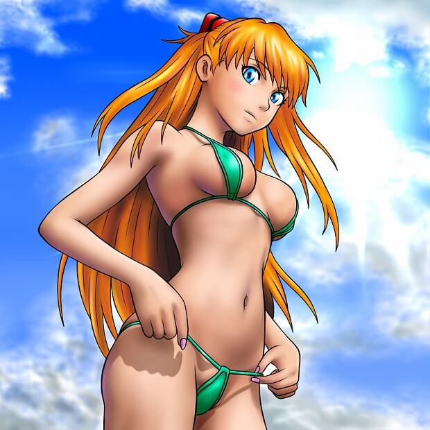 "New Evangelion" Asuka shioreru swimsuit pictures 11