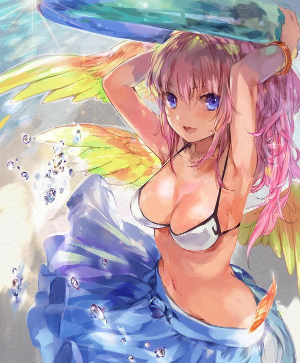 [Secondary erotic images] [Puzzdra] a very H 45 swimsuit Monster girl who can't stop cumshots hentai images | Part2 6