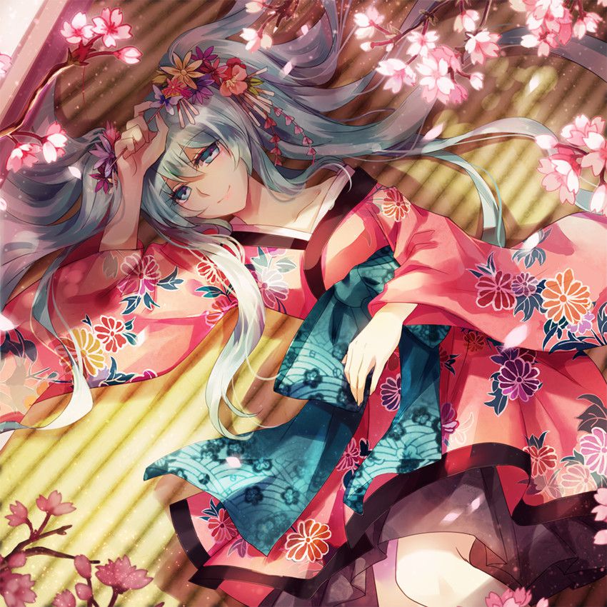 MOE illustration of a kimono / yukata 21