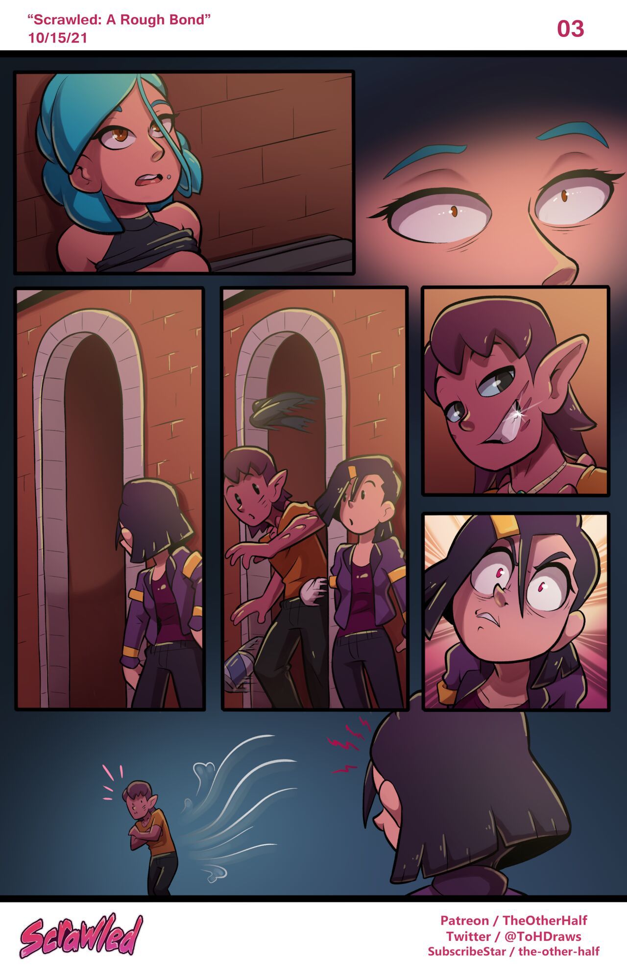 [TheOtherHalf] Comic: Scrawled-A Rough Bond [Ongoing] 17