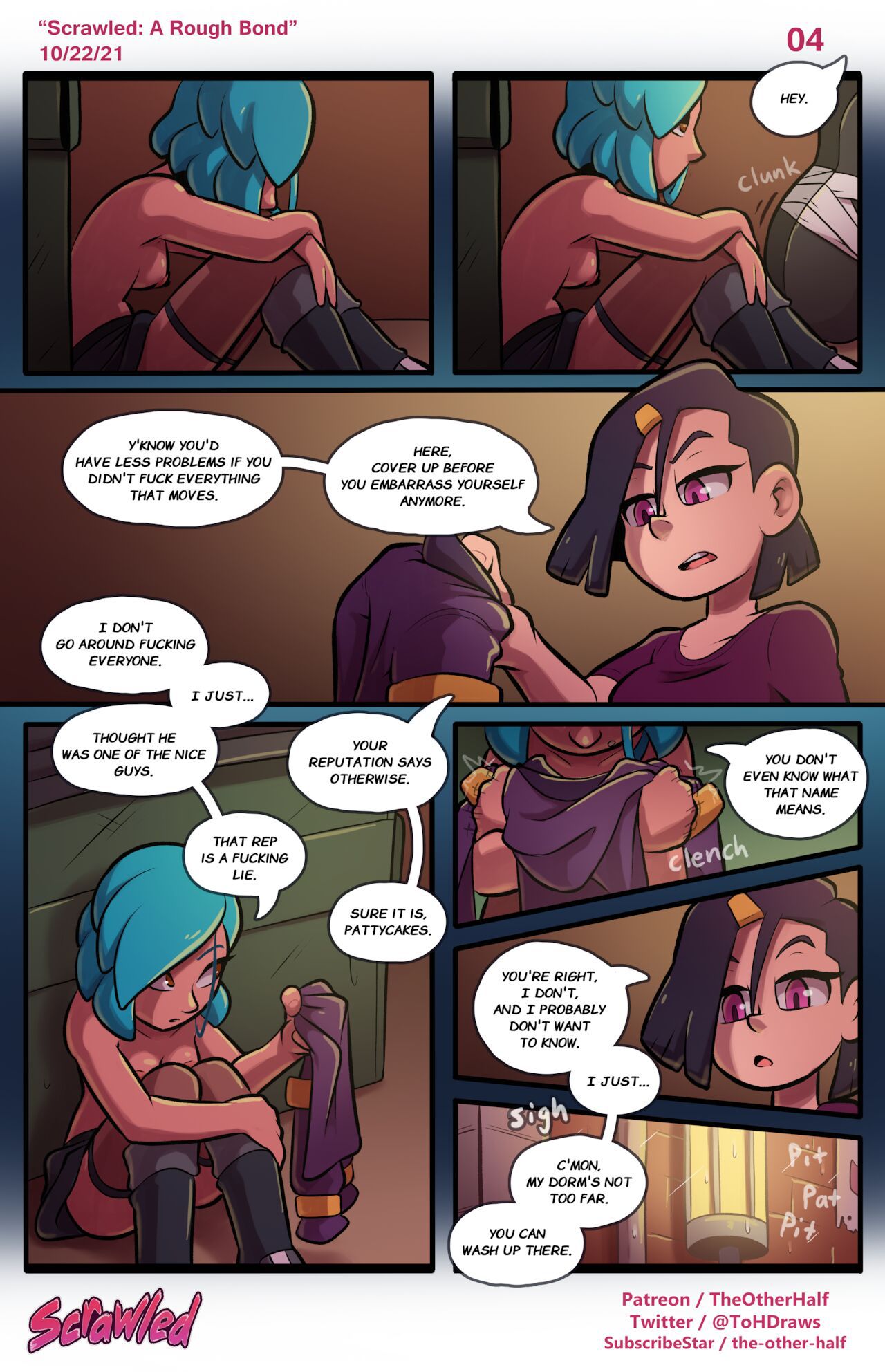 [TheOtherHalf] Comic: Scrawled-A Rough Bond [Ongoing] 4