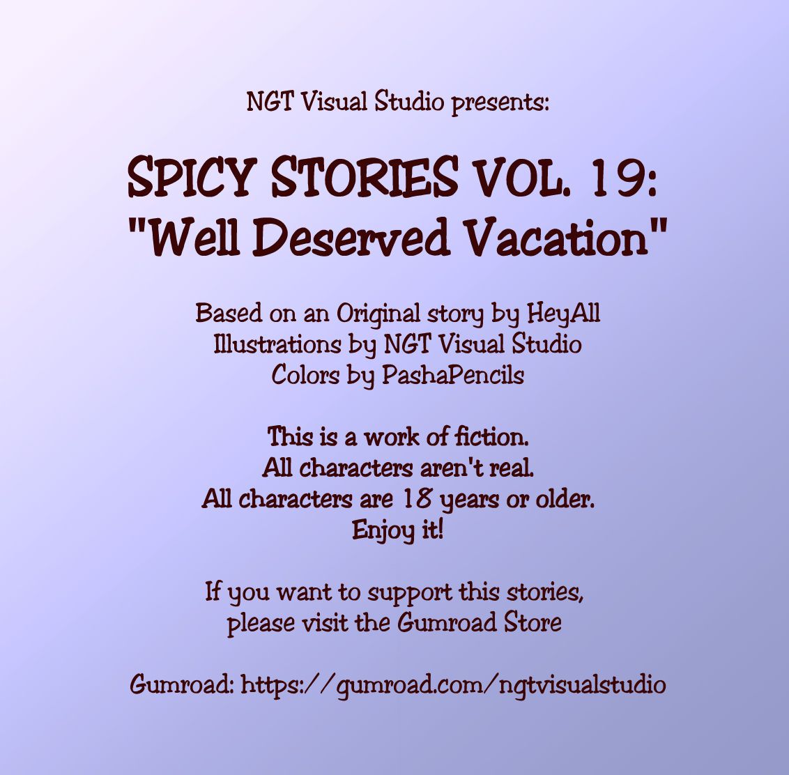 NGT Spicy Stories 19 - Well Deserved Vacation (Ongoing) NGT Spicy Stories 19 - Well Deserved Vacation (Ongoing) 2