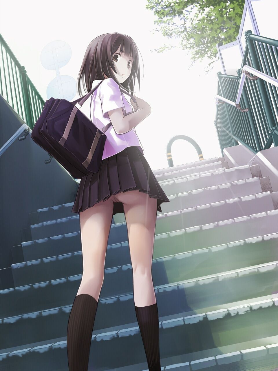 The number of high school girls who do not wear pants is rapidly increasing! Nopan High School Girl Part 7 1