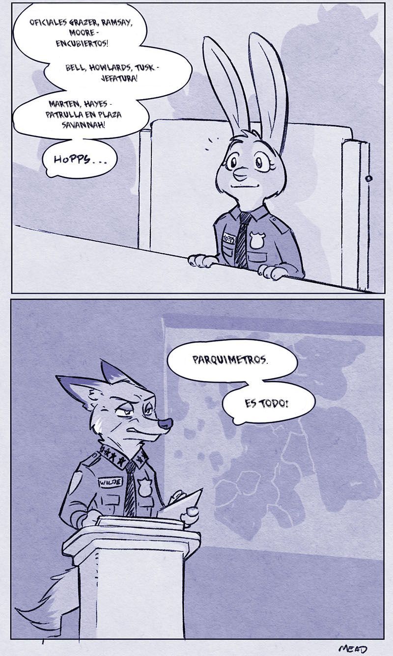 [Mead] Judy Is Dead (Zootopia AU) (Spanish) (On Going) [Landsec] (Update 17/09/16) http://mistermead.tumblr.com/ 2