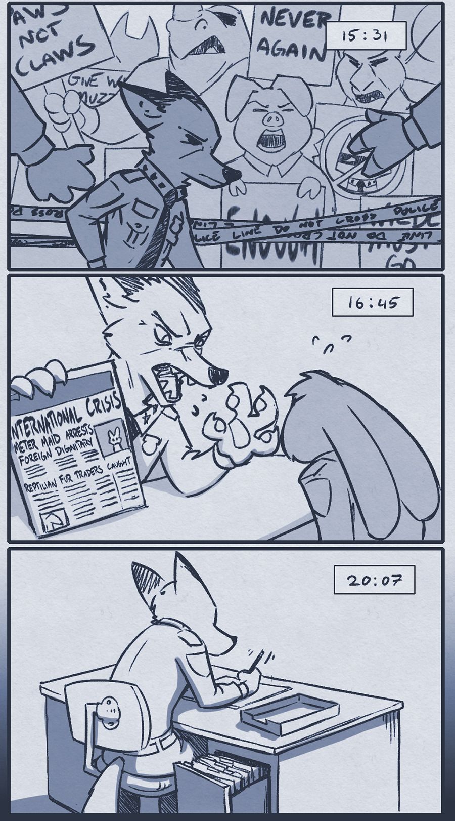 [Mead] Judy Is Dead (Zootopia AU) (Spanish) (On Going) [Landsec] (Update 17/09/16) http://mistermead.tumblr.com/ 29