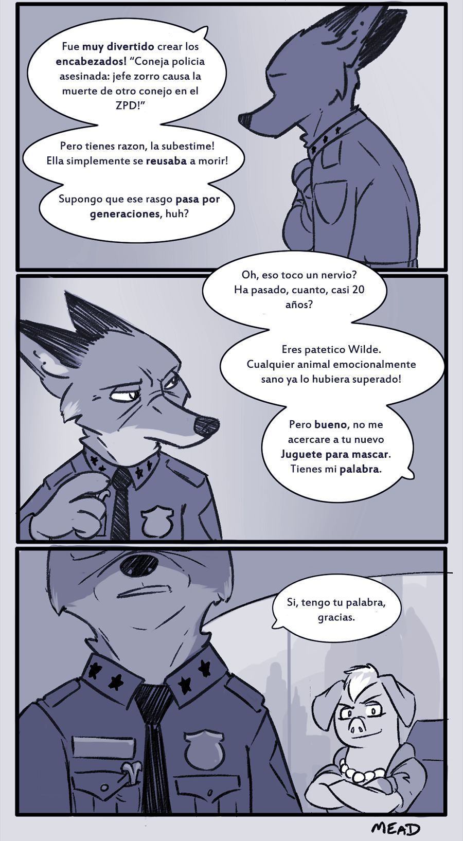 [Mead] Judy Is Dead (Zootopia AU) (Spanish) (On Going) [Landsec] (Update 17/09/16) http://mistermead.tumblr.com/ 40