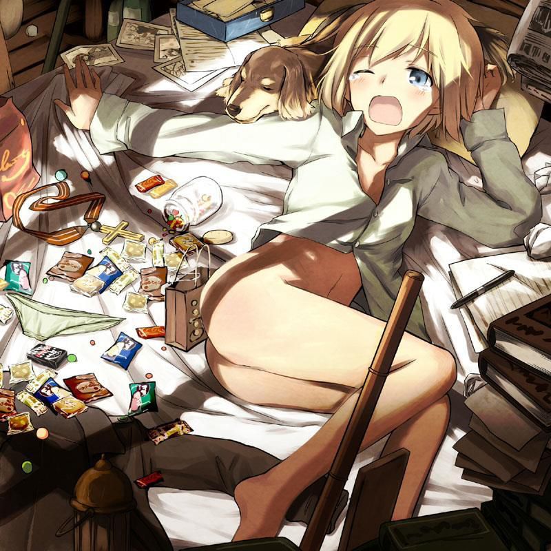 [70] strike witches Erica Hartmann erotic pictures! 36