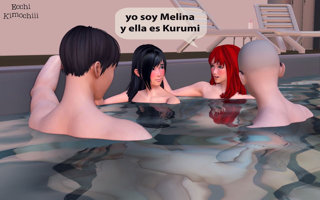"La Piscina Nudista" part 2/3 (erotic 3D) (spanish ver.) (decensored) (+18) (3d hentai animation) "Ecchi Kimochiii" 10