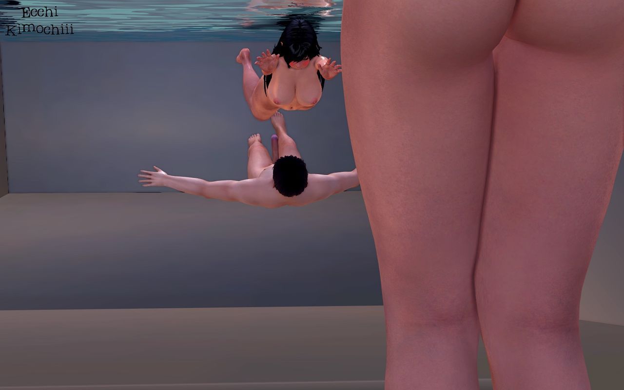 "La Piscina Nudista" part 2/3 (erotic 3D) (spanish ver.) (decensored) (+18) (3d hentai animation) "Ecchi Kimochiii" 33