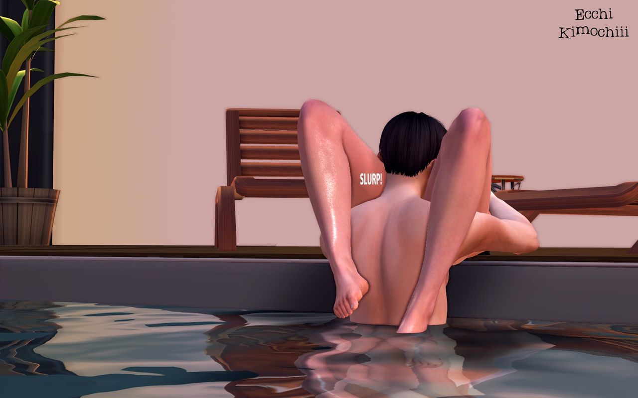 "La Piscina Nudista" part 2/3 (erotic 3D) (spanish ver.) (decensored) (+18) (3d hentai animation) "Ecchi Kimochiii" 93