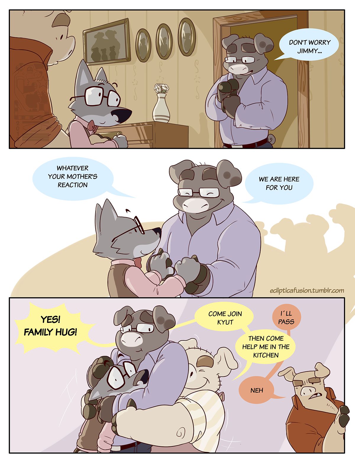 [Eclipticafusion] Mom is visiting (The Pigpen) [in progress] 2