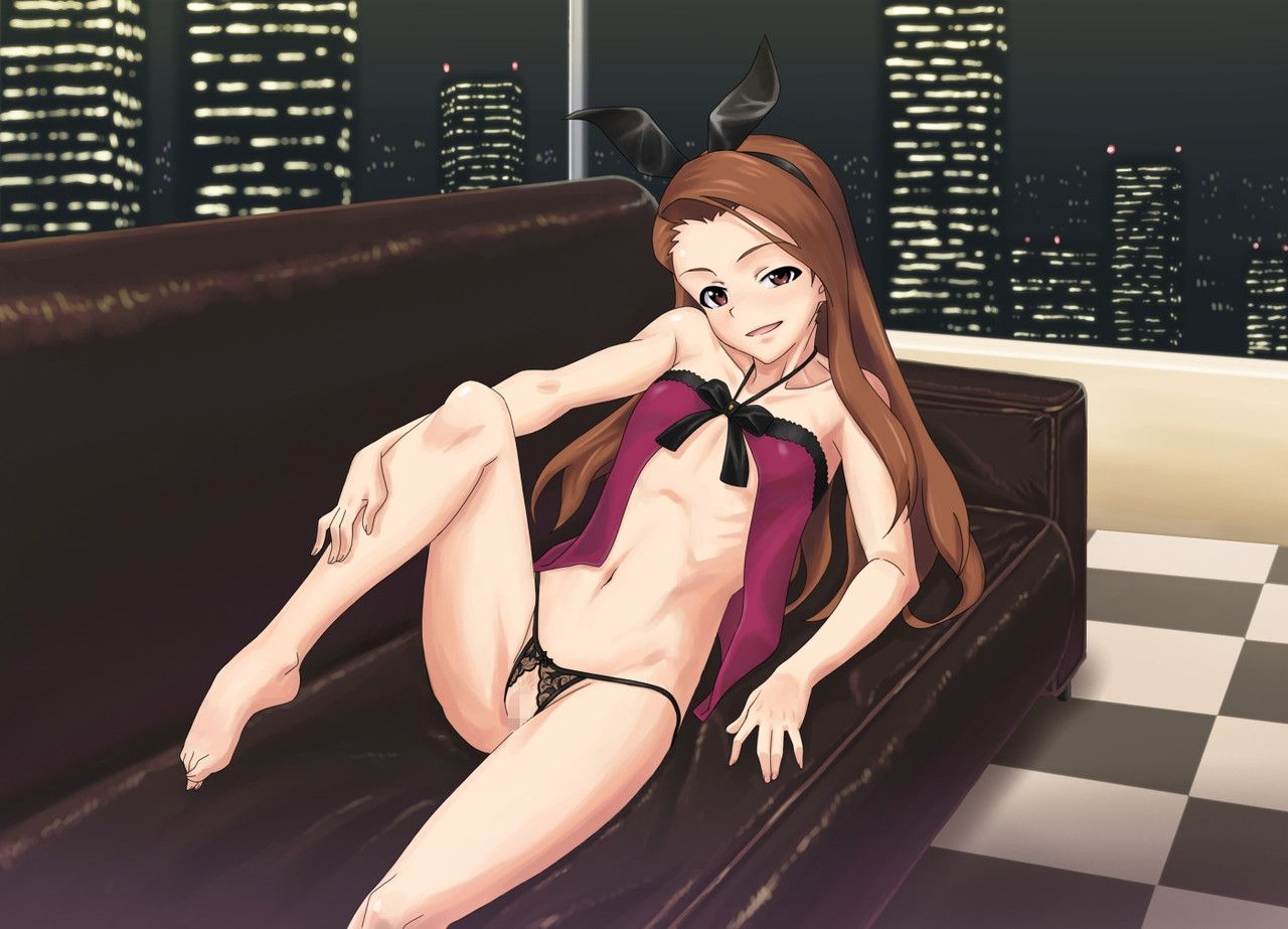 【Erotic Anime Summary】 Erotic image of a girl who can see Bishobisho bunko round in perforated underwear 【Secondary erotic】 19