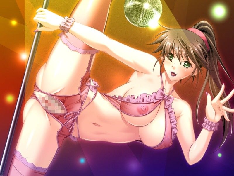 【Erotic Anime Summary】 Erotic image of a girl who can see Bishobisho bunko round in perforated underwear 【Secondary erotic】 30