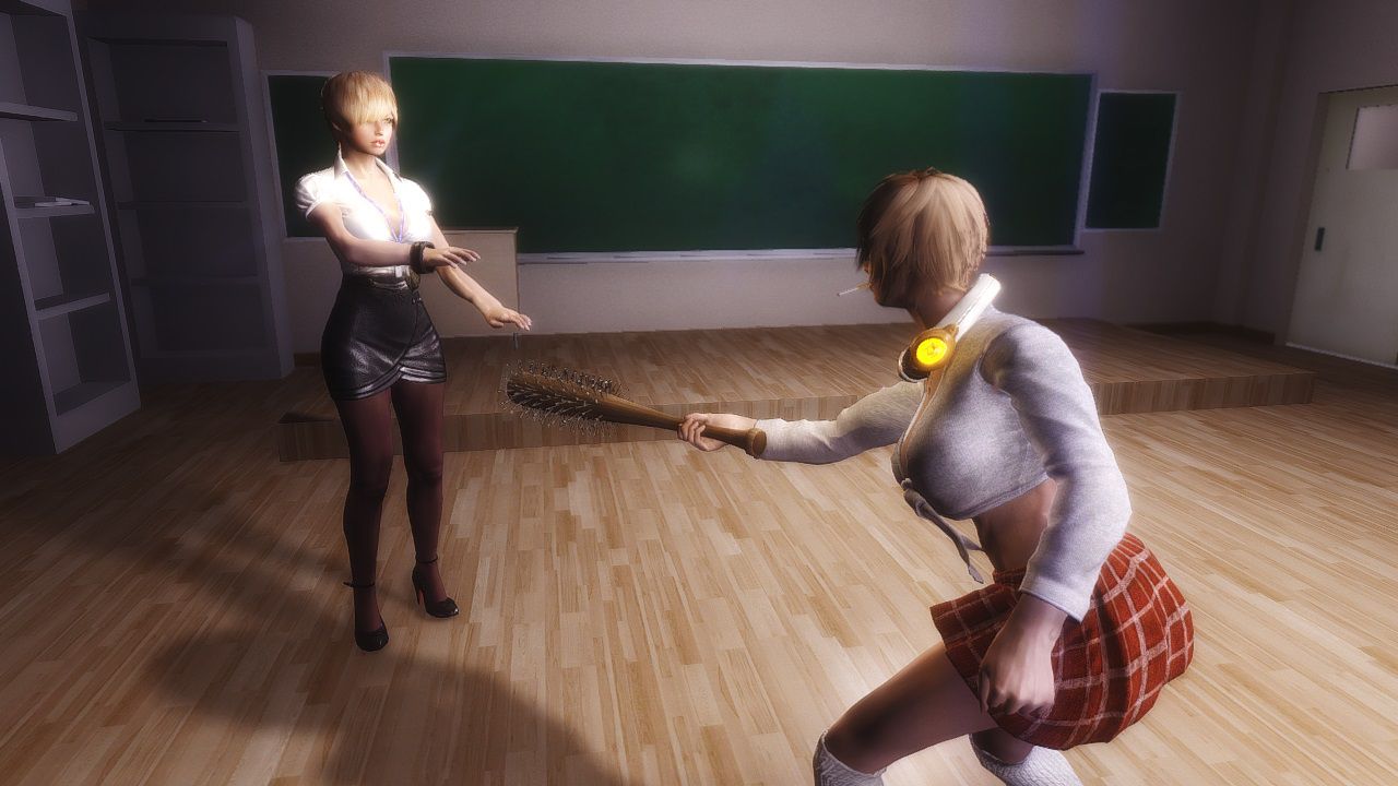 Skyrim Futa Jenny rape her teacher 8
