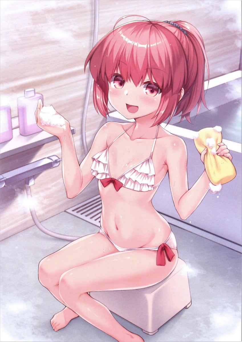 It's a bath, so it's natural to relax naked! It's not ecchi! 13