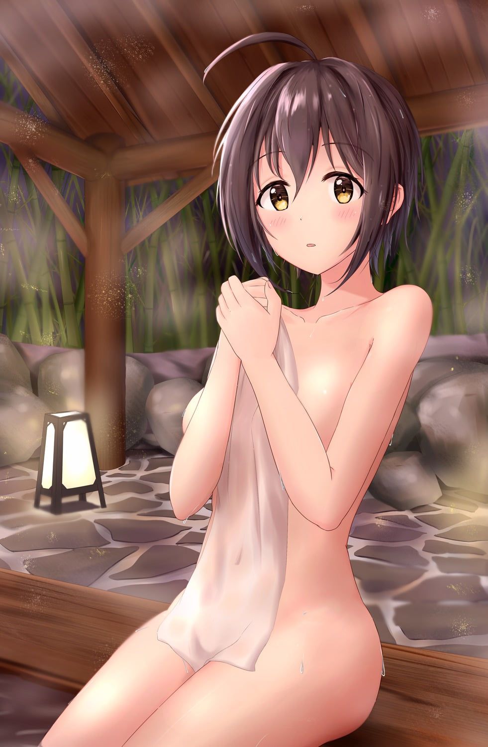 It's a bath, so it's natural to relax naked! It's not ecchi! 20