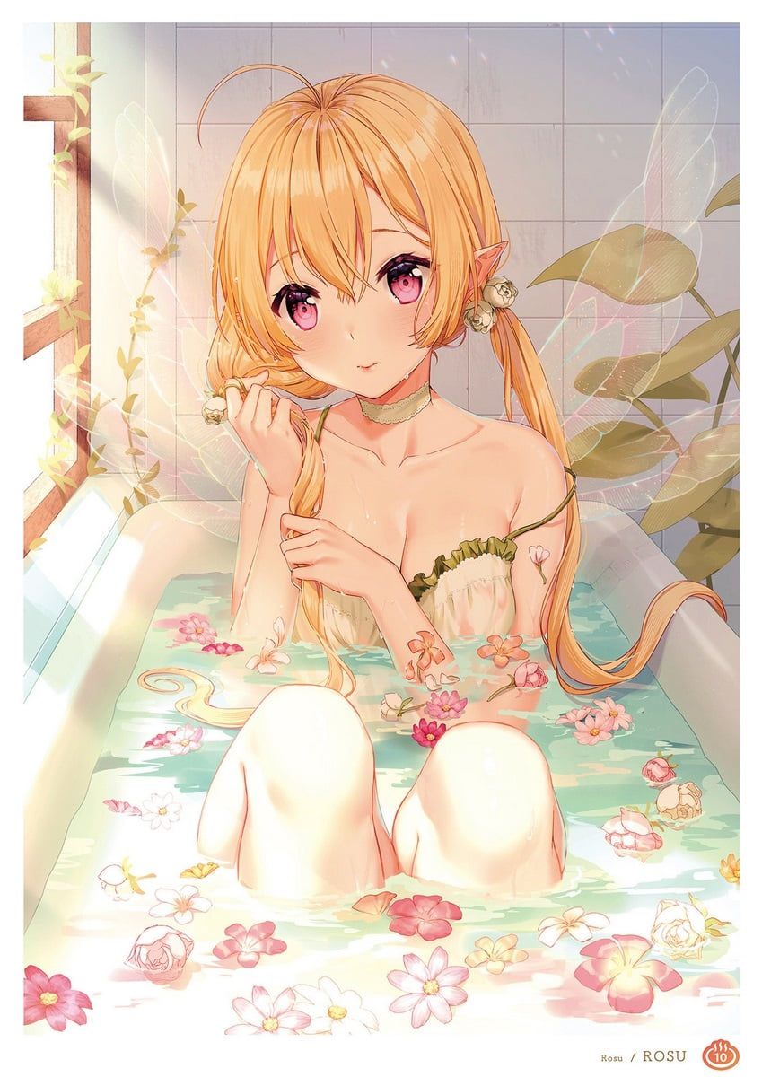 It's a bath, so it's natural to relax naked! It's not ecchi! 24