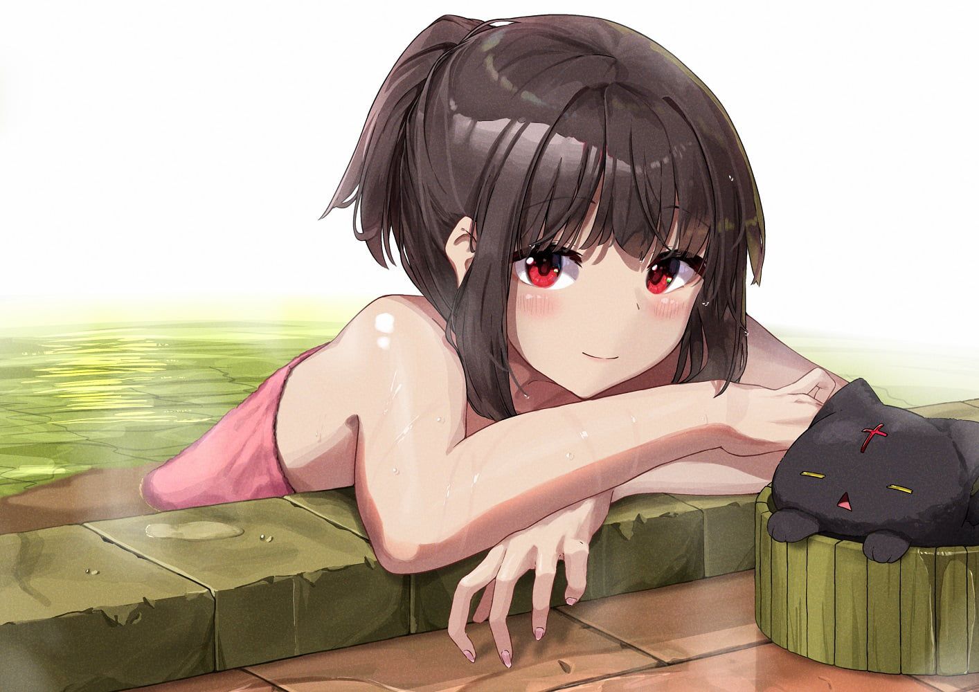 It's a bath, so it's natural to relax naked! It's not ecchi! 29