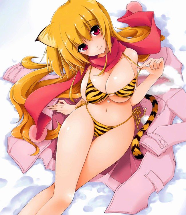 [Secondary erotic] like a tiger-patterned bikini cute girls erotic pictures! ① 21