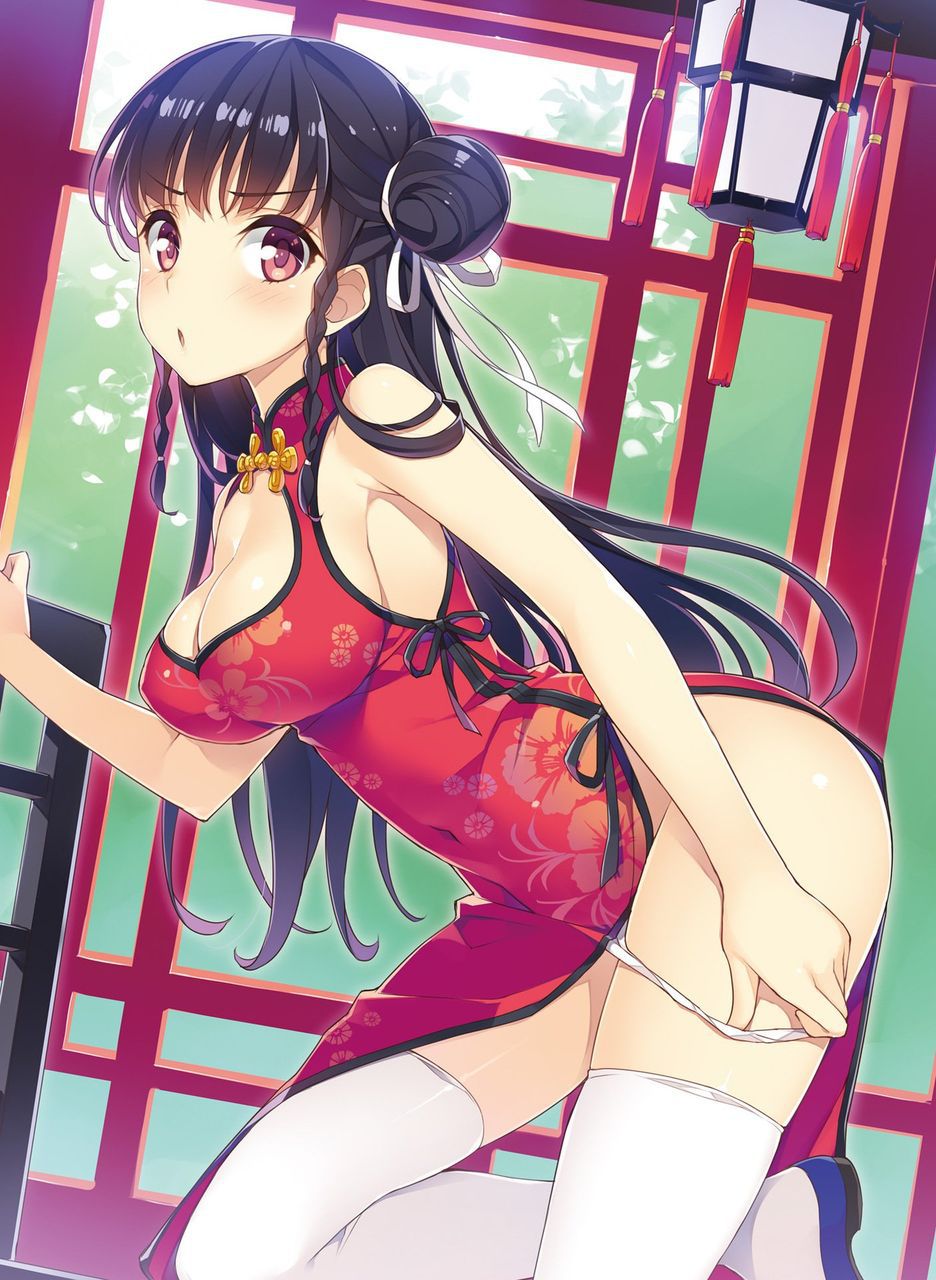[2次] girl secondary erotic images thigh unbearable China dress China girl 3 34