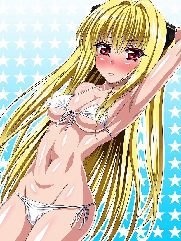 Staff at swimsuit images of "To Love you 27] konjiki no Yami 24