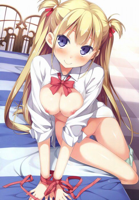 【Secondary erotica】 Here is an erotic image of a girl who is only in pants, buns are rounded out, or does not wear a skirt 11