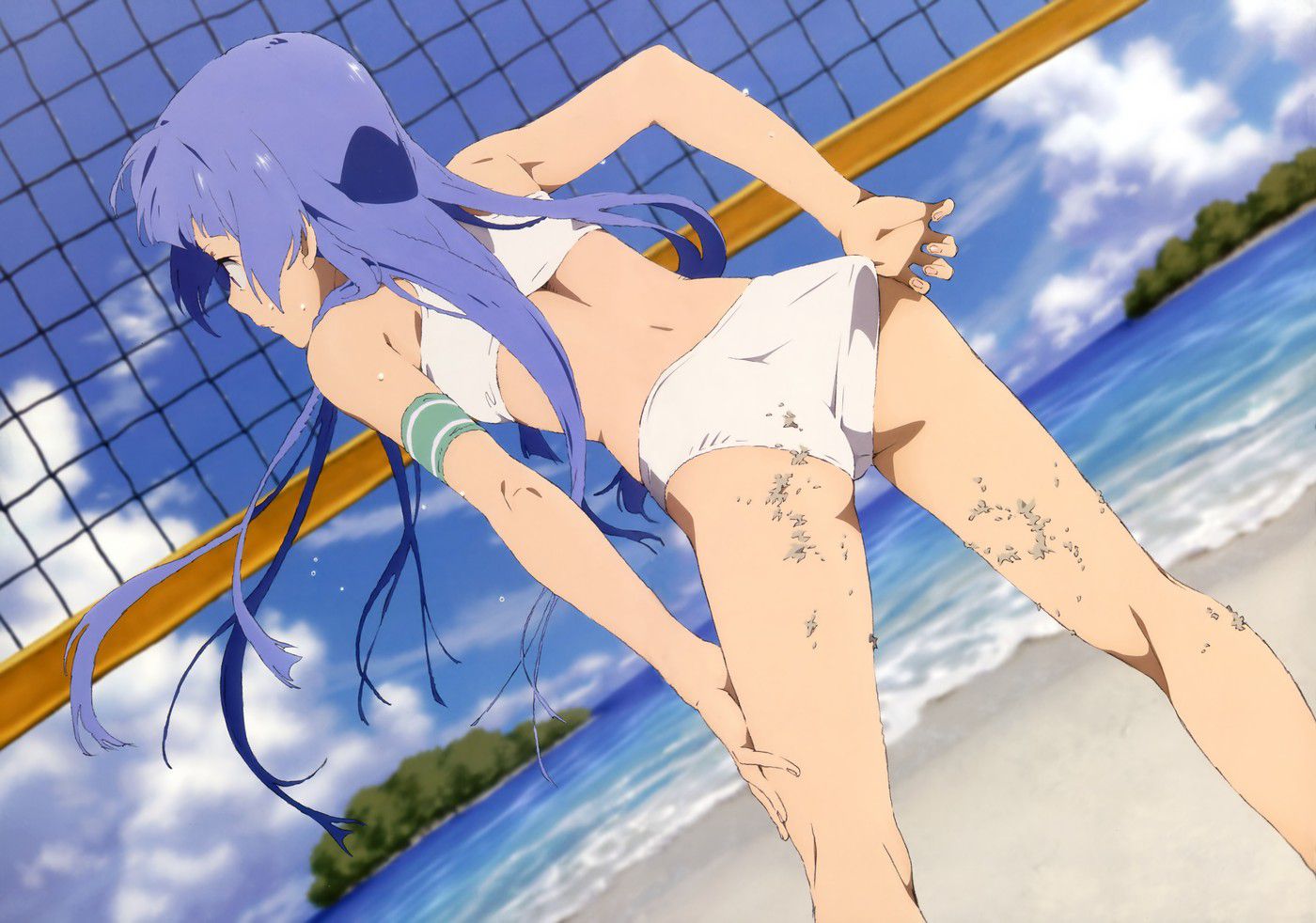 [Focusing on] secondary erotic pictures are beach volleyball courts 10