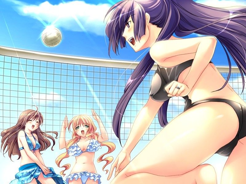 [Focusing on] secondary erotic pictures are beach volleyball courts 30