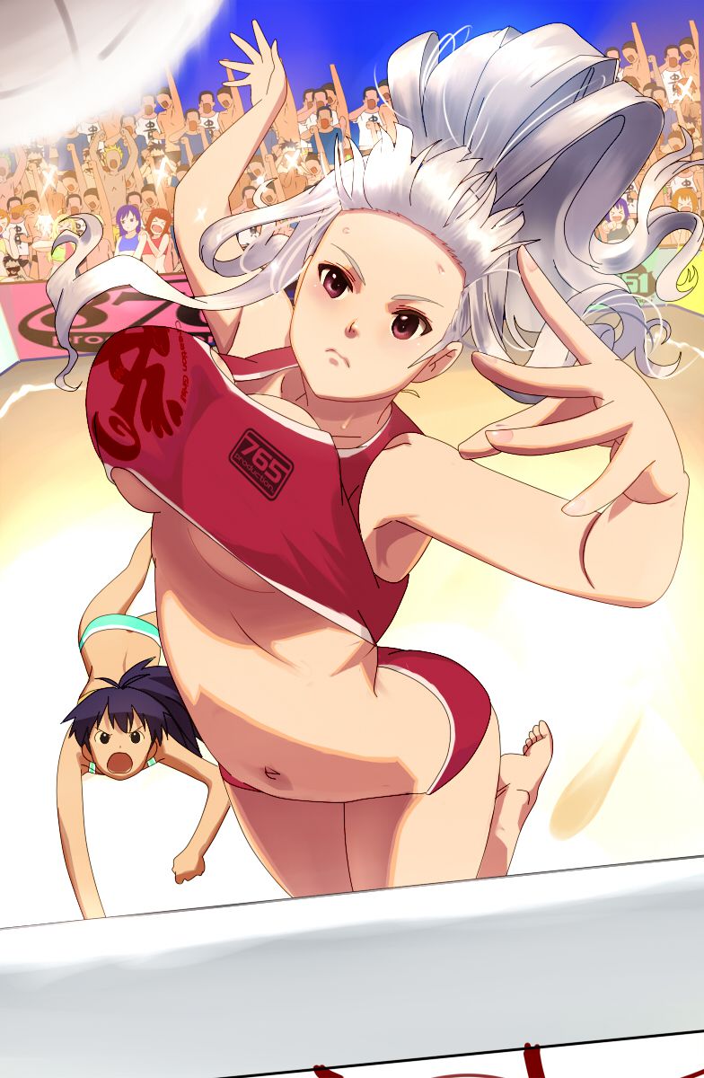 [Focusing on] secondary erotic pictures are beach volleyball courts 4