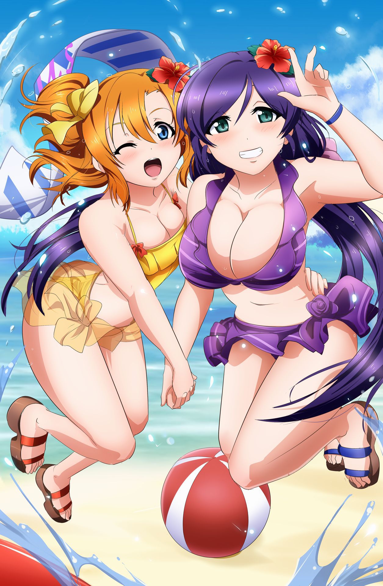 [Focusing on] secondary erotic pictures are beach volleyball courts 9