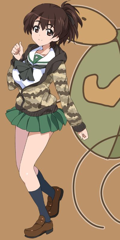 Cute girls & Panzer two-dimensional images. 3