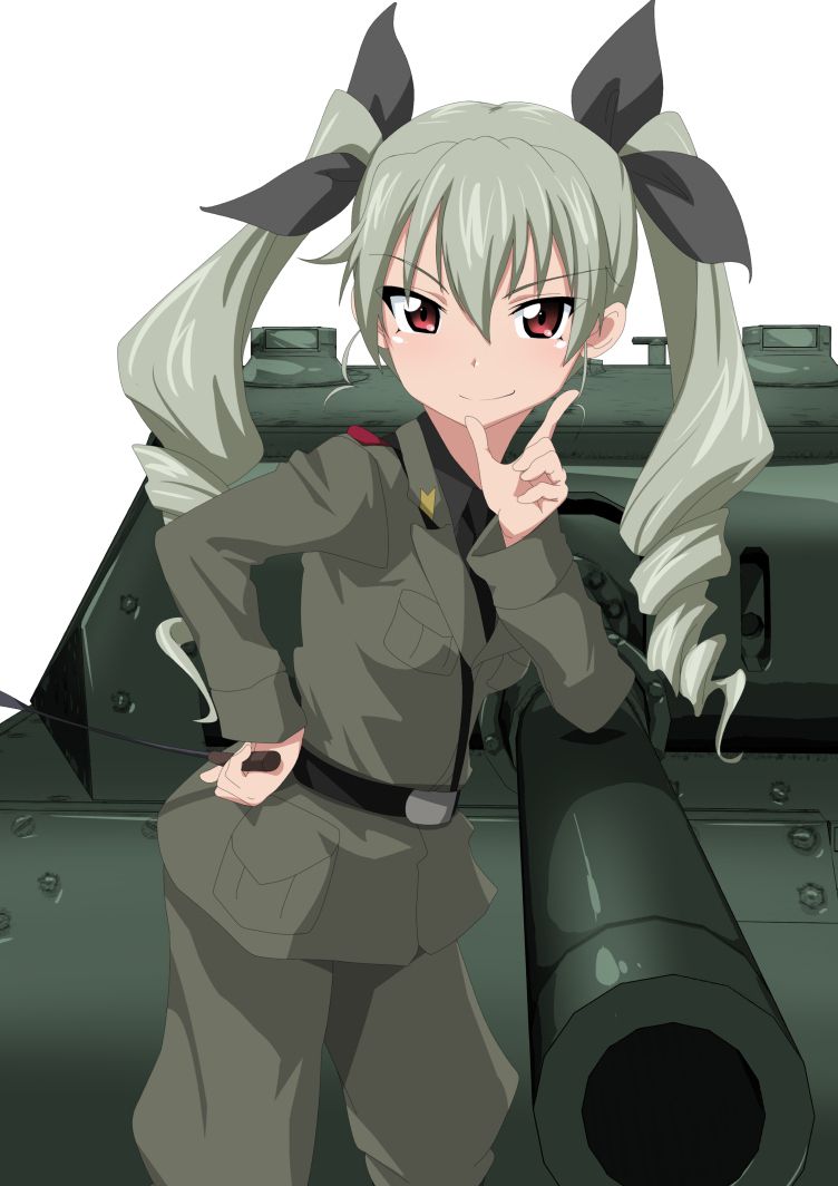 Cute girls & Panzer two-dimensional images. 5