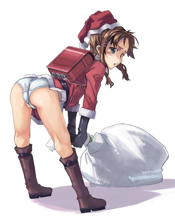 Admiring the Christmas Santa's second erotic images. 27