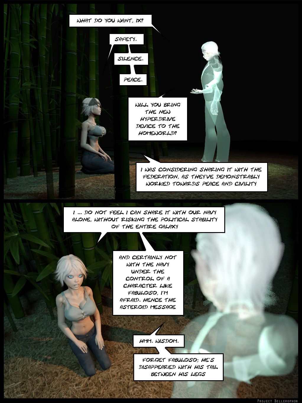 Project Bellerophon Comic 19: The Quiet Ones 87