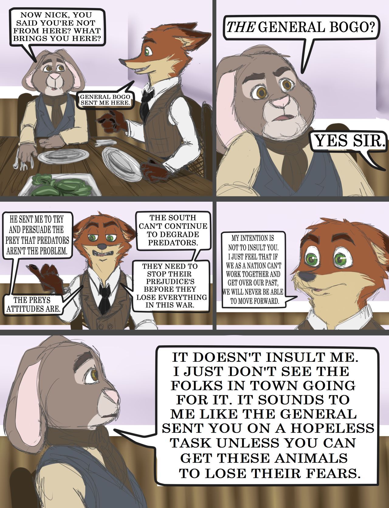 WildeHopps Civil War AU (Zootopia) [in progress] 23