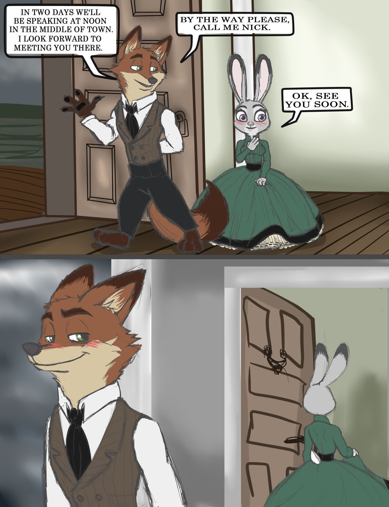 WildeHopps Civil War AU (Zootopia) [in progress] 28