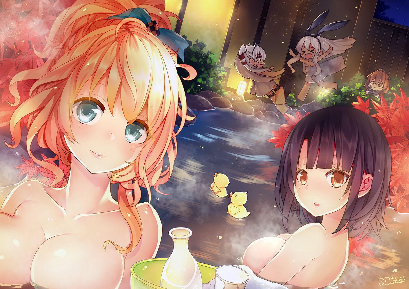 [Sunrise momotaro Dentetsu 2017 Japan! Launch decision: woman hot springs second erotic paintings... 2