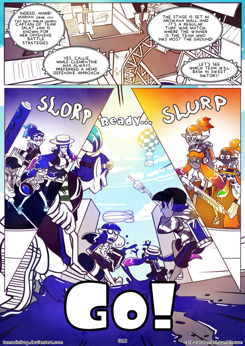 [tamarinfrog] Splatoon: First Match - Splat Jam vs Vitamin INK [English] [Ongoing] 10