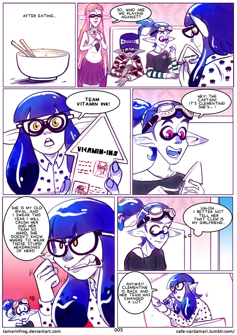 [tamarinfrog] Splatoon: First Match - Splat Jam vs Vitamin INK [English] [Ongoing] 5