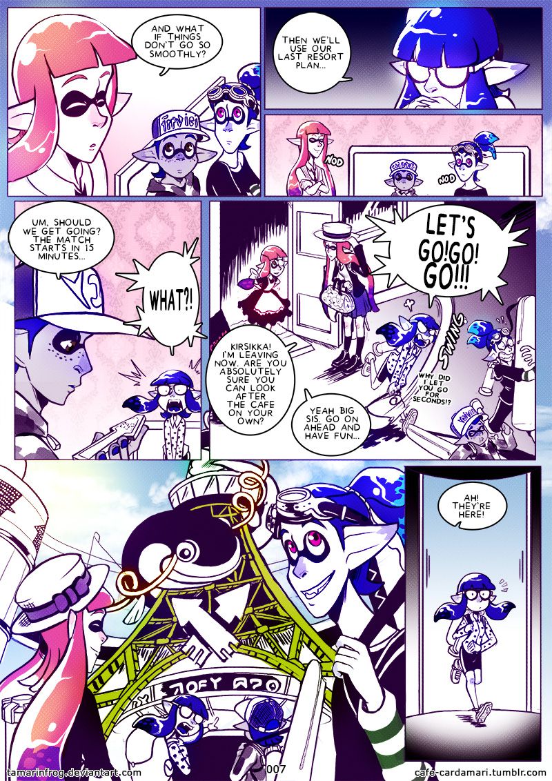 [tamarinfrog] Splatoon: First Match - Splat Jam vs Vitamin INK [English] [Ongoing] 7