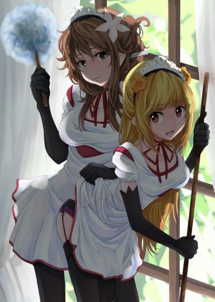 Cute maid of two-dimensional pictures. 1