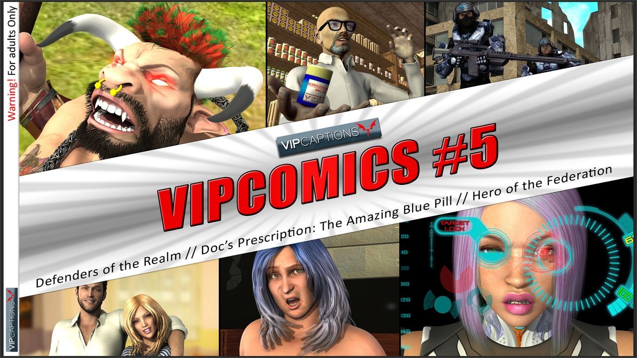 [VipCaptions] VipComics #5β Doc's Prescription: The Amazing Blue Pill 1