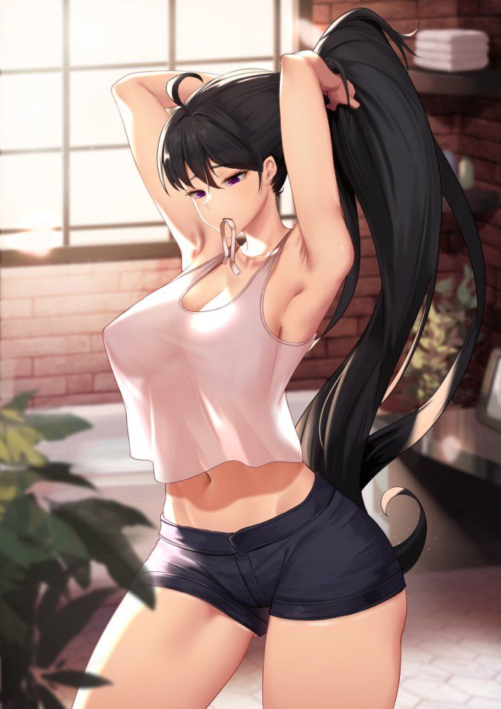 【Second】Black-haired girl image Part 31 11