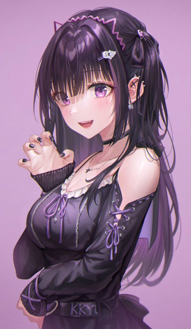 【Second】Black-haired girl image Part 31 7