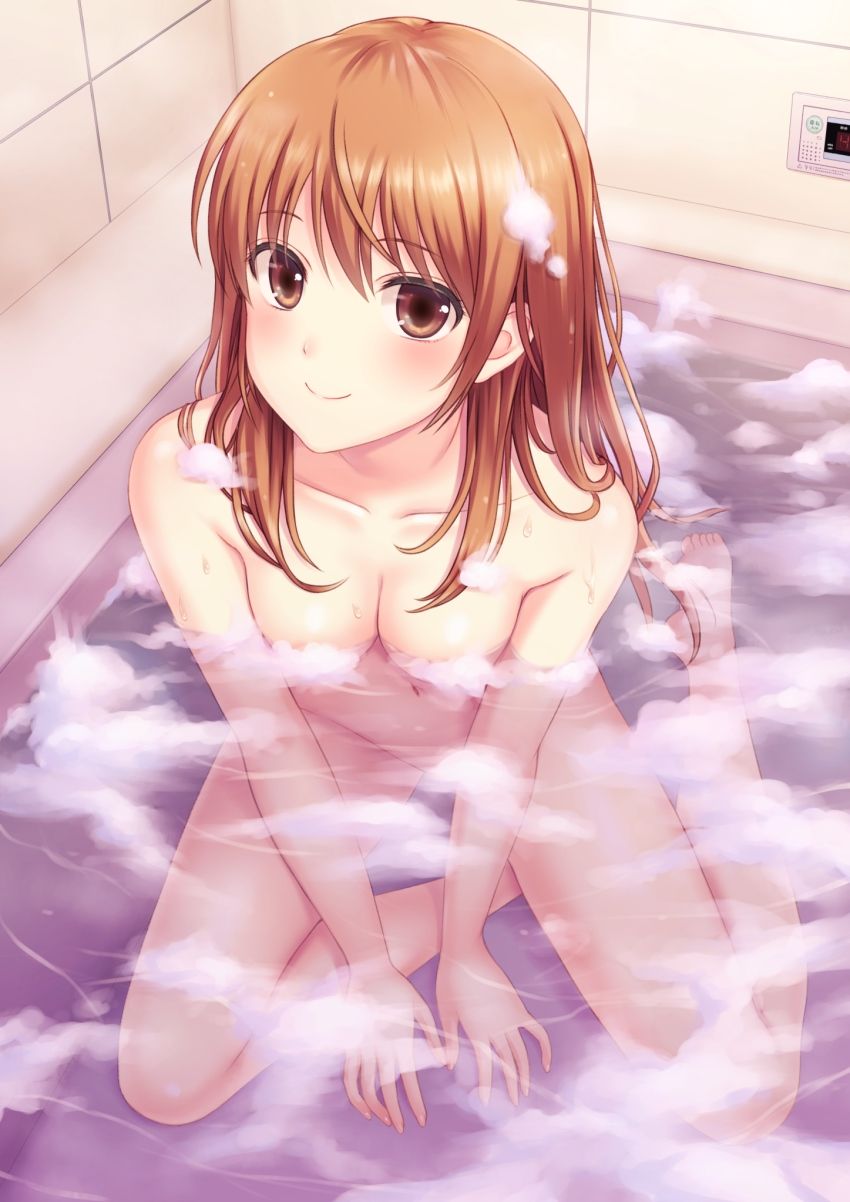 Phew... soaking in the bath 2 girls are so cute! 8
