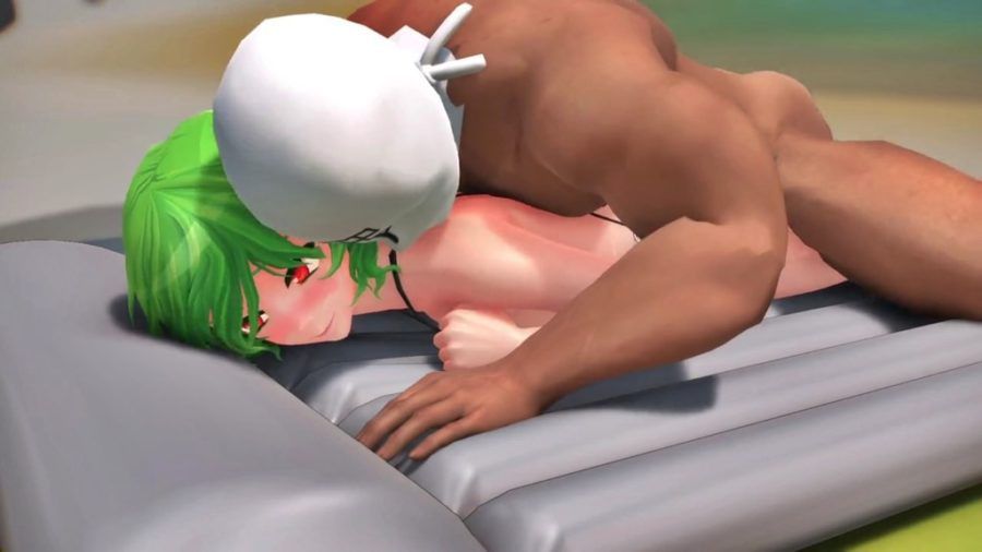 Rank [MMD-R18, touhou, sexy bikini-clad kazami yuuka and back-&gt; Cowgirl sex videos 7